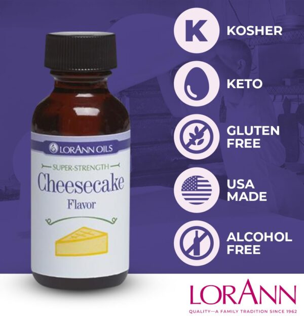 LorAnn Cheesecake Flavor, 1 ounce bottle - Image 3