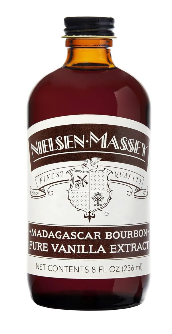 Nielsen-Massey Madagascar Bourbon Pure Vanilla Extract for Baking and Cooking, 8 Ounce Bottle